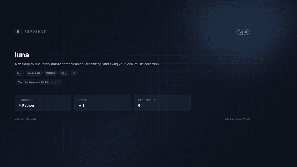 Luna project preview